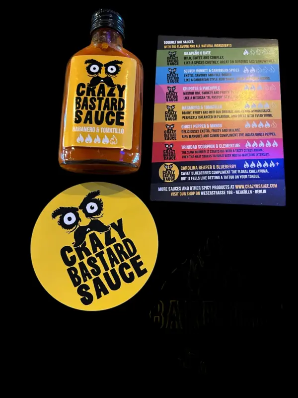 Grazy Bastard Sauce, Habanero & tomatillo, 100ml