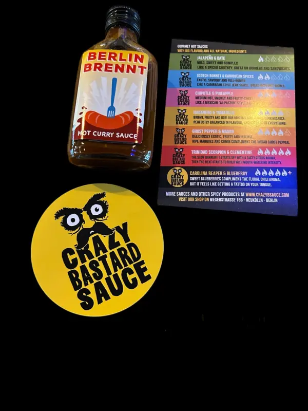 Grazy Bastard sauce, Berlin Hot Curry, 100ml