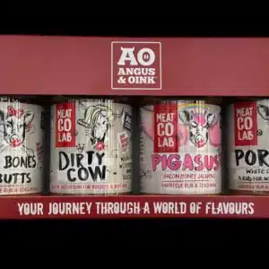 The best of bbq giftbox, 4pot, doos