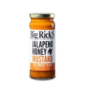 Big Rick’s, Jalapeno honey mustard, 18oz, pot