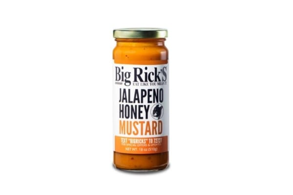 Big Rick’s, Jalapeno honey mustard, 18oz, pot
