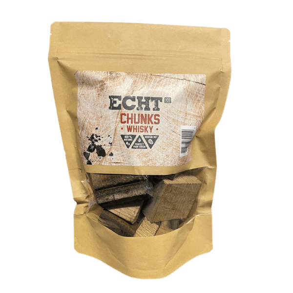 ECHT Rookhout, chunks, Whisky, 500gr