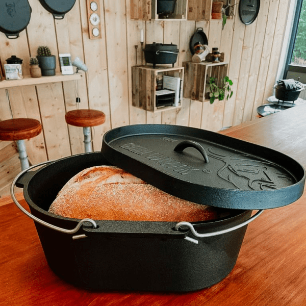 Dutch oven, 9L, ovaal, zonder pootjes - Afbeelding 2