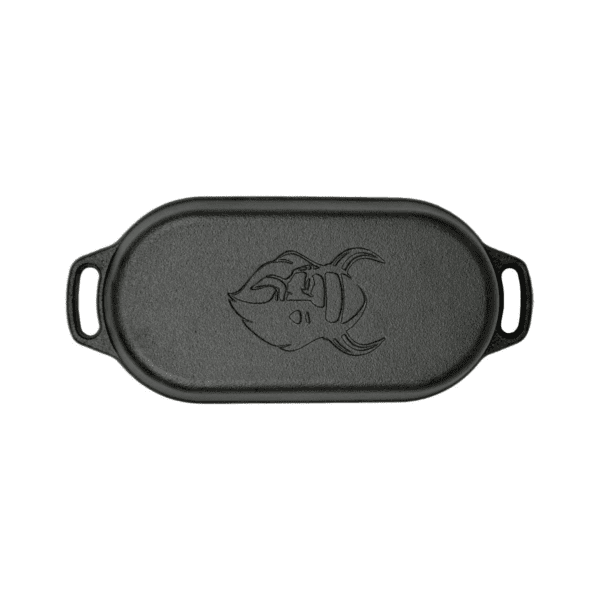 Dutch oven, 2 skillets, 1L, ovaal - Afbeelding 4
