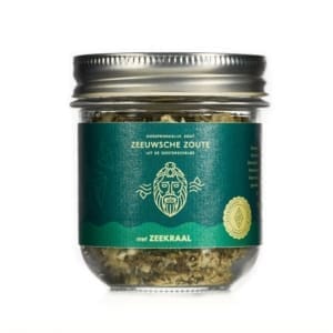 Zeeuwsche Zoute Zeekraal zout, pot, 100gr