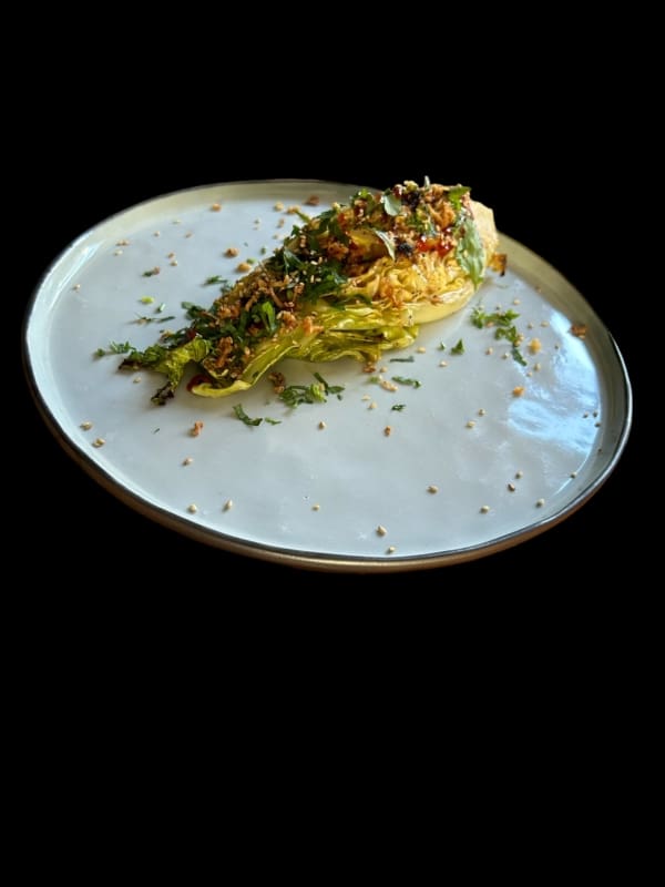 SPECIAL GROENTE, geroosterde spitskool gochujang