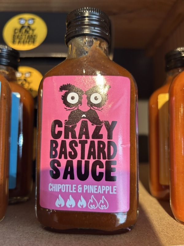 Grazy Bastard Sauce, Chipotle & pineapple, 100ml