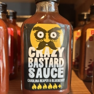 Crazy Bastard Sauce, Carolina Reaper & blueberry, 100ml