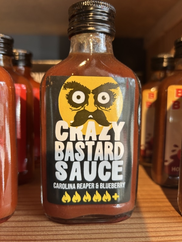 Crazy Bastard Sauce, Carolina Reaper & blueberry, 100ml
